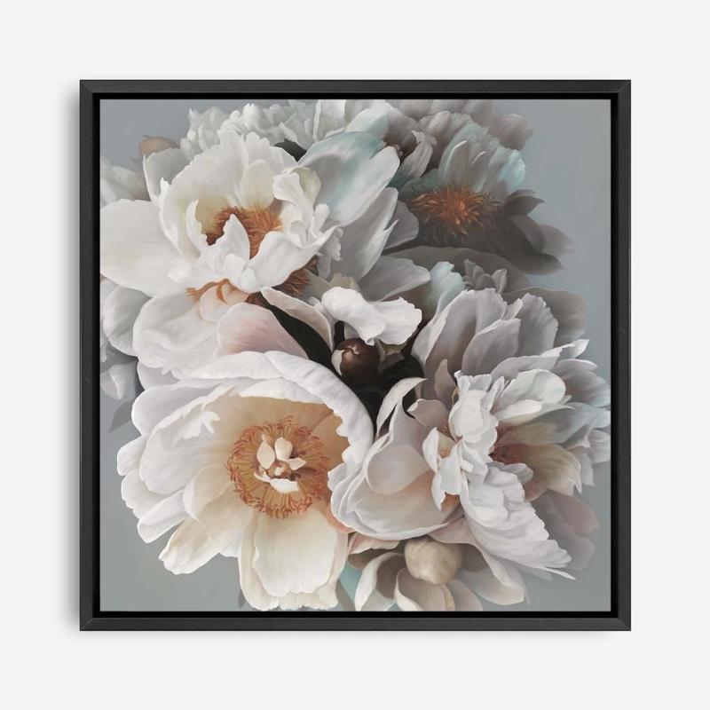 Shop Spring Bouquet II (Square) Canvas Print a floral themed painted framed canvas wall art print from The Print Emporium artwork collection - Buy Australian made fine art painting style stretched canvas prints for the home and your interior decor space, TPE-323-CA-40X40-NF
