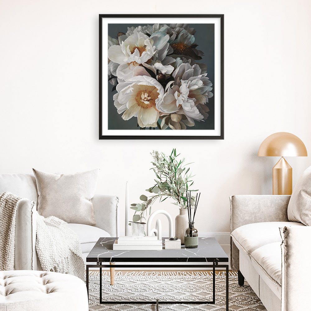 Shop Spring Bouquet (Square) Art Print a floral themed painted wall art print from The Print Emporium wall artwork collection - Buy Australian made fine art painting style poster and framed prints for the home and your interior decor room, TPE-170-AP