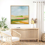 Shop Spring Green (Square) Canvas Print a painted style framed canvas wall art print from The Print Emporium artwork collection - Buy Australian made fine art painting style stretched canvas prints for the home and your interior decor space, TPE-WA-74474-CA-40X40-NF