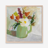 Shop Spring In A Green Pitcher (Square) Art Print a floral themed painted wall art print from The Print Emporium wall artwork collection - Buy Australian made fine art painting style poster and framed prints for the home and your interior decor room, TPE-WA-77775-AP
