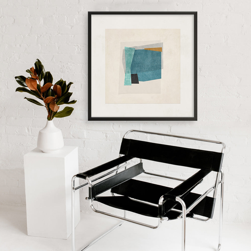 Shop Square Form I (Square) Art Print a painted abstract themed wall art print from The Print Emporium wall artwork collection - Buy Australian made fine art painting style poster and framed prints for the home and your interior decor room, TPE-PC-PI568-AP