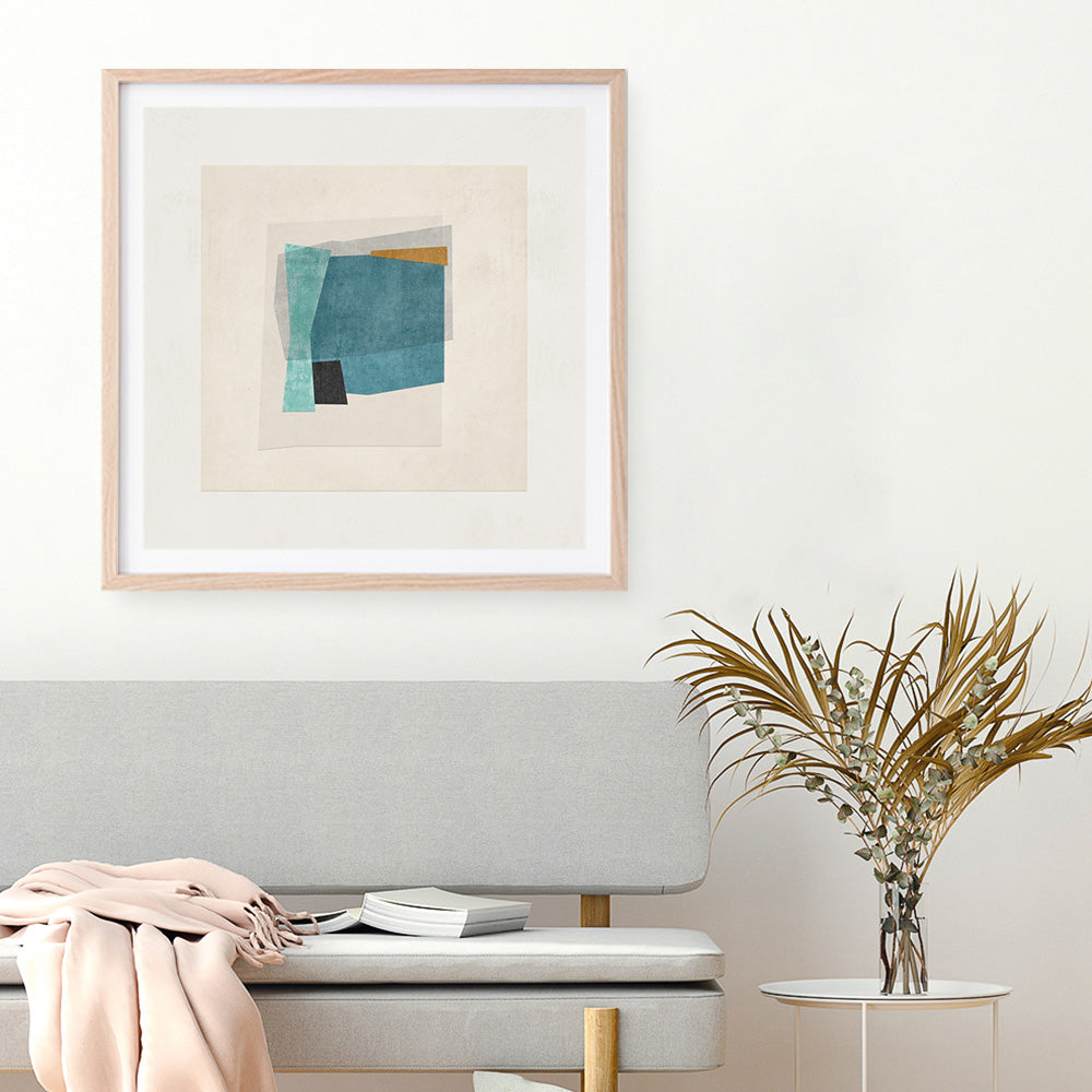 Shop Square Form I (Square) Art Print a painted abstract themed wall art print from The Print Emporium wall artwork collection - Buy Australian made fine art painting style poster and framed prints for the home and your interior decor room, TPE-PC-PI568-AP