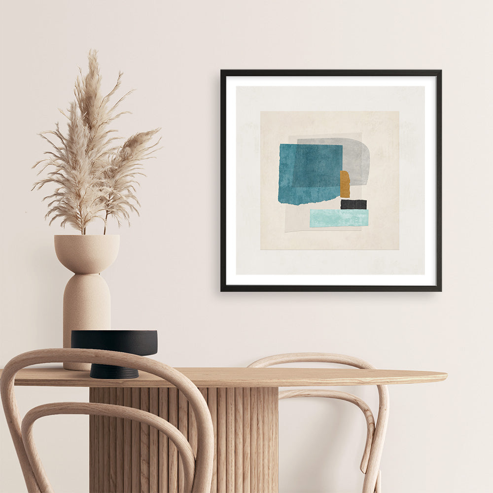 Shop Square Form II (Square) Art Print a painted abstract themed wall art print from The Print Emporium wall artwork collection - Buy Australian made fine art painting style poster and framed prints for the home and your interior decor room, TPE-PC-PI569-AP