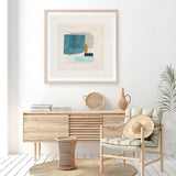 Shop Square Form II (Square) Art Print a painted abstract themed wall art print from The Print Emporium wall artwork collection - Buy Australian made fine art painting style poster and framed prints for the home and your interior decor room, TPE-PC-PI569-AP