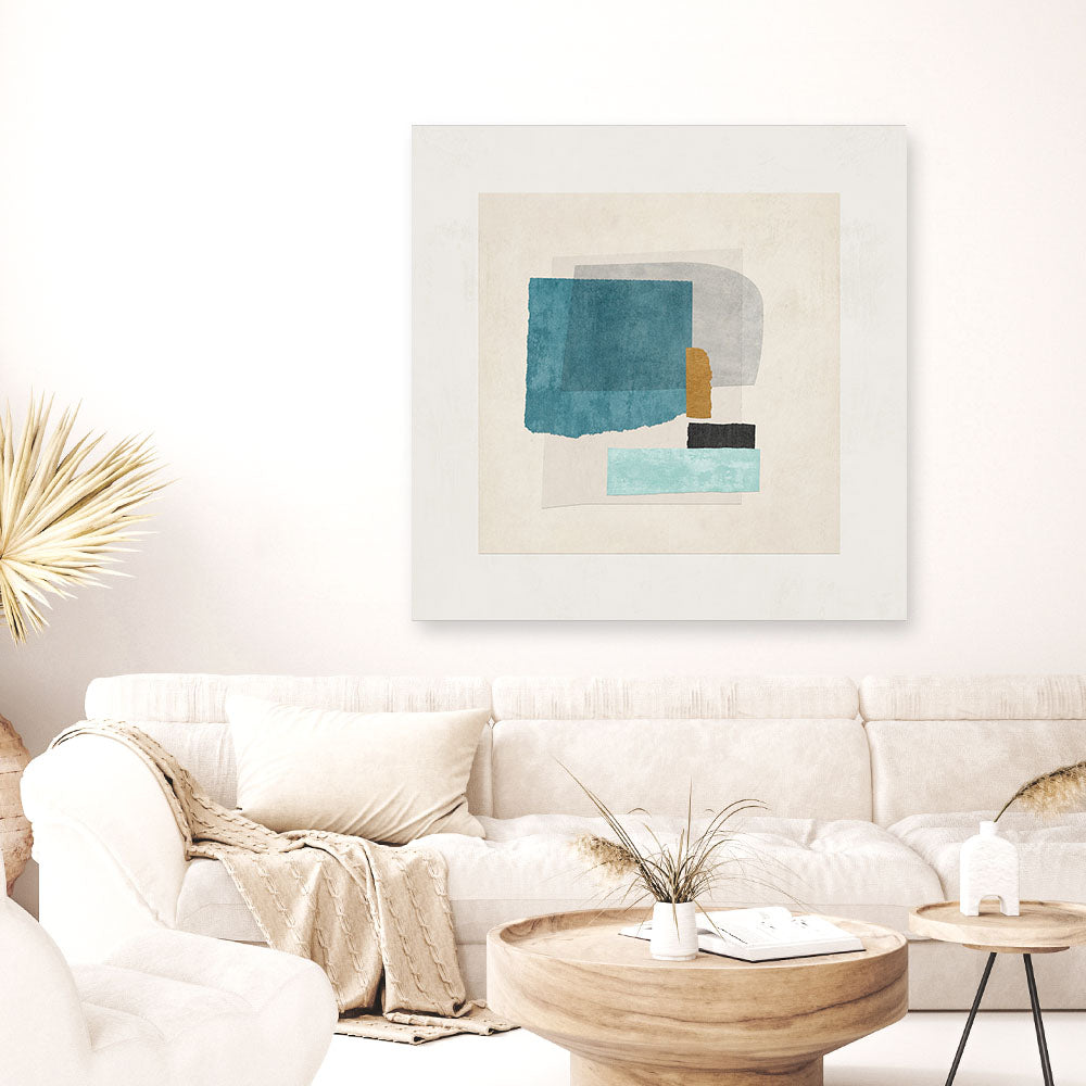 Shop Square Form II (Square) Canvas Print a painted abstract themed framed canvas wall art print from The Print Emporium artwork collection - Buy Australian made fine art painting style stretched canvas prints for the home and your interior decor space, TPE-PC-PI569-CA-40X40-NF