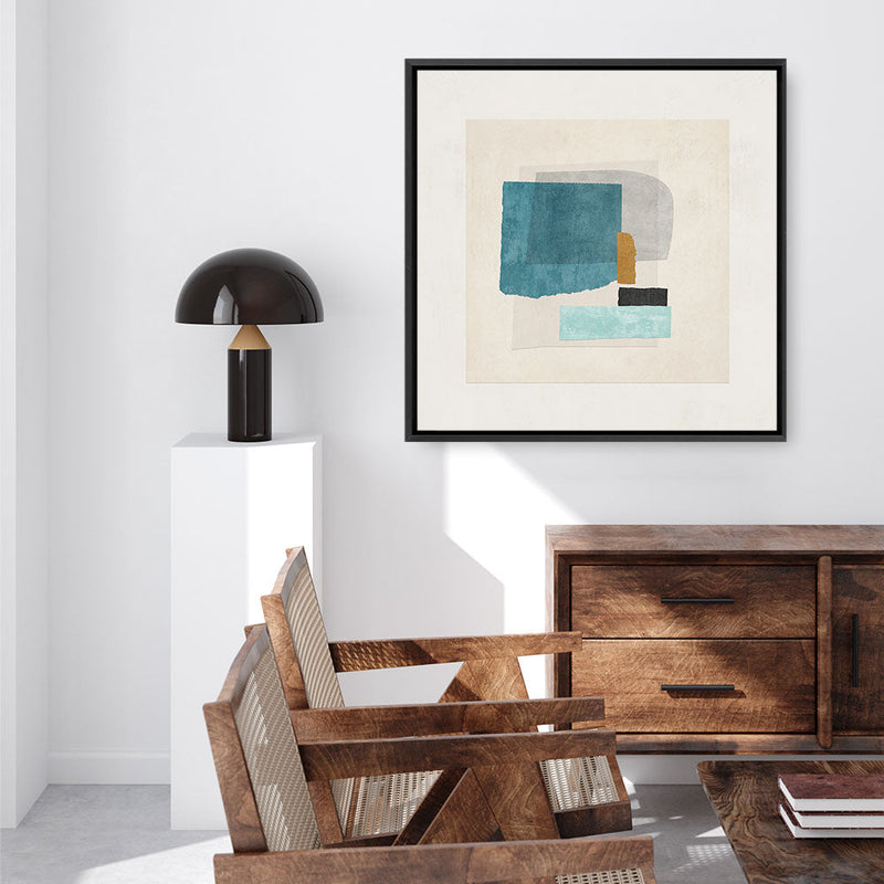 Shop Square Form II (Square) Canvas Print a painted abstract themed framed canvas wall art print from The Print Emporium artwork collection - Buy Australian made fine art painting style stretched canvas prints for the home and your interior decor space, TPE-PC-PI569-CA-40X40-NF