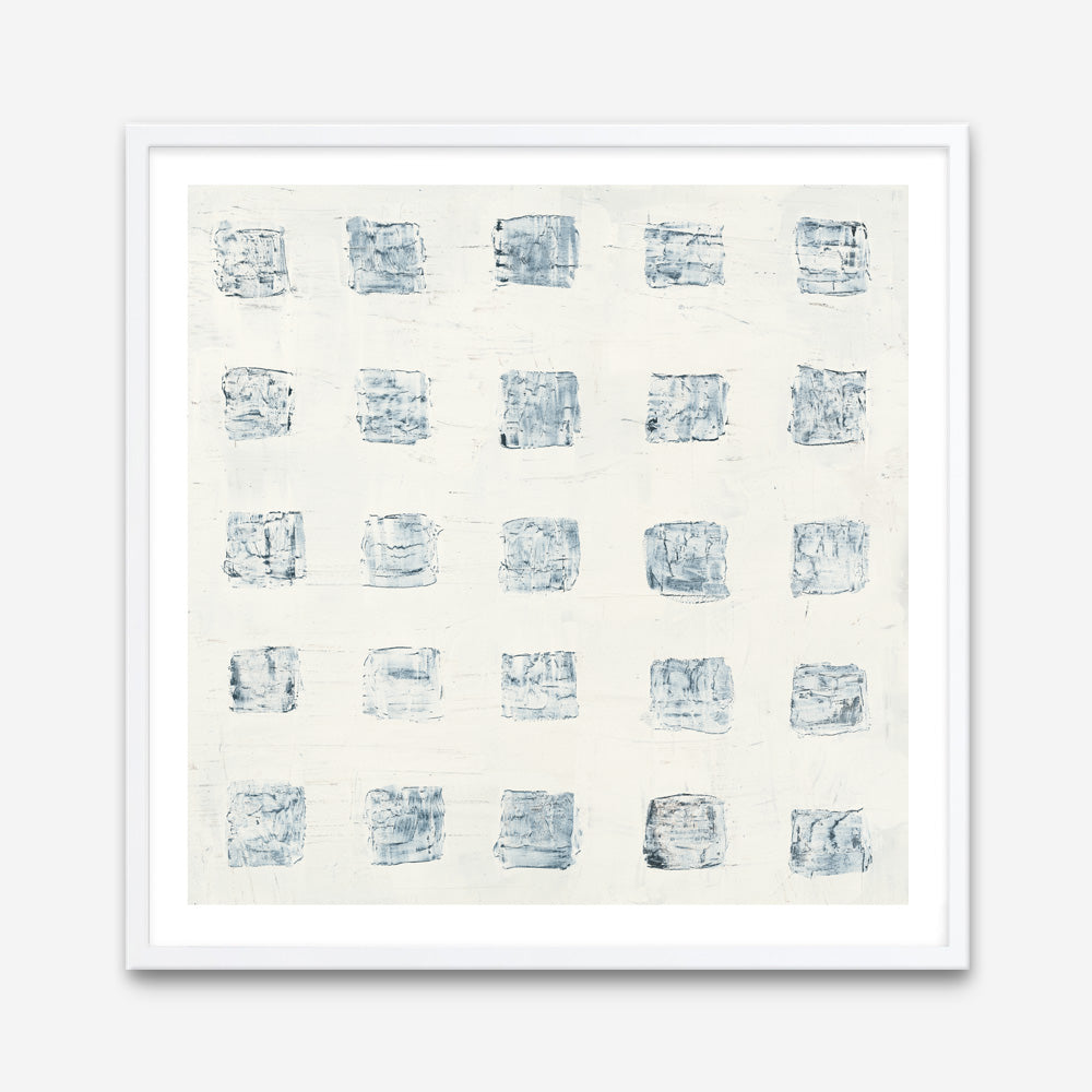 Shop Squares on White (Square) Art Print a painted abstract themed wall art print from The Print Emporium wall artwork collection - Buy Australian made fine art painting style poster and framed prints for the home and your interior decor room, TPE-WA-71758-AP