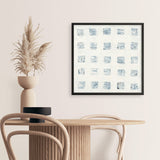 Shop Squares on White (Square) Art Print a painted abstract themed wall art print from The Print Emporium wall artwork collection - Buy Australian made fine art painting style poster and framed prints for the home and your interior decor room, TPE-WA-71758-AP