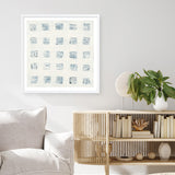 Shop Squares on White (Square) Art Print a painted abstract themed wall art print from The Print Emporium wall artwork collection - Buy Australian made fine art painting style poster and framed prints for the home and your interior decor room, TPE-WA-71758-AP