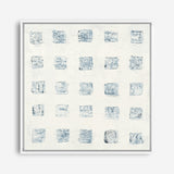 Shop Squares on White (Square) Canvas Print a painted abstract themed framed canvas wall art print from The Print Emporium artwork collection - Buy Australian made fine art painting style stretched canvas prints for the home and your interior decor space, TPE-WA-71758-CA-40X40-NF