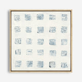 Shop Squares on White (Square) Canvas Print a painted abstract themed framed canvas wall art print from The Print Emporium artwork collection - Buy Australian made fine art painting style stretched canvas prints for the home and your interior decor space, TPE-WA-71758-CA-40X40-NF