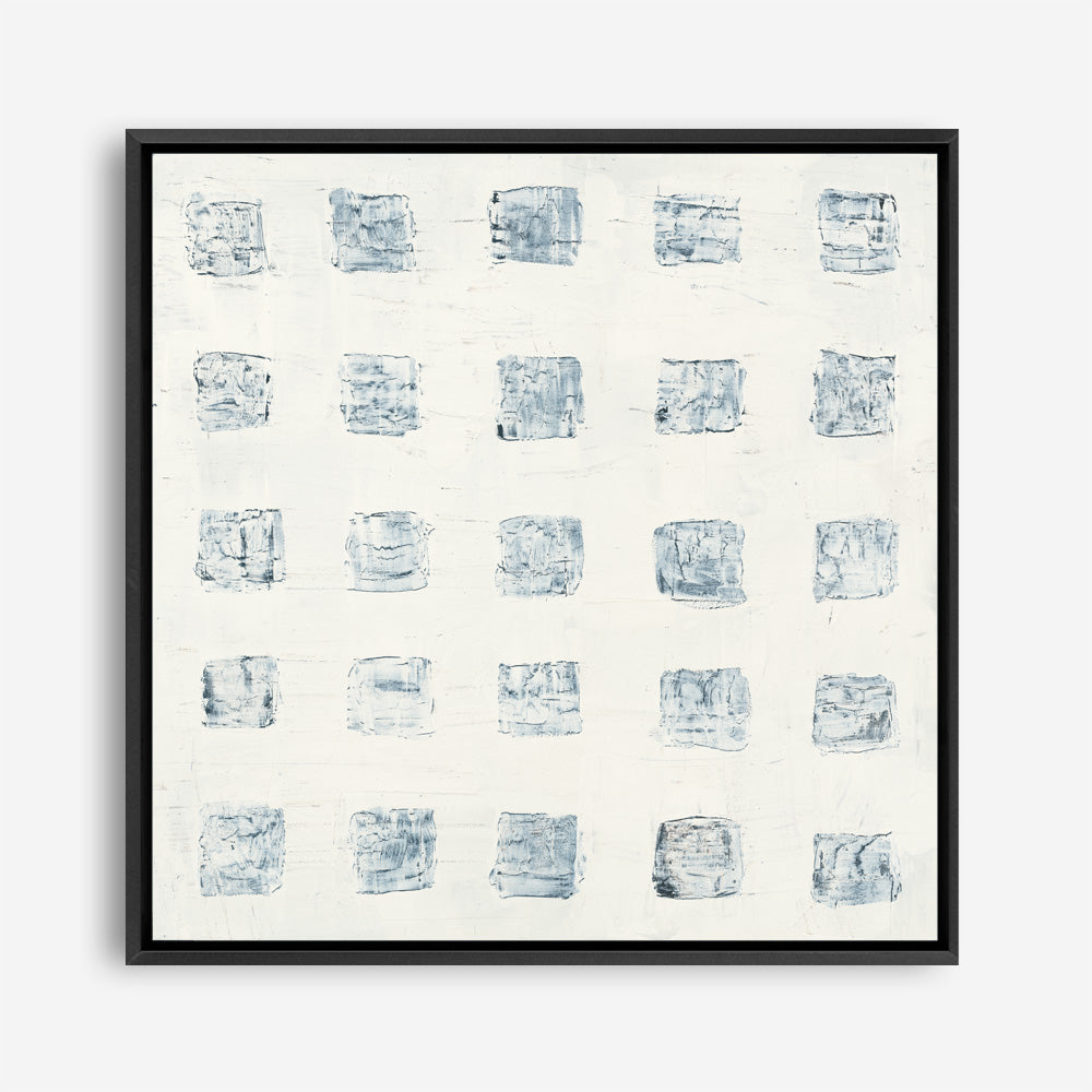 Shop Squares on White (Square) Canvas Print a painted abstract themed framed canvas wall art print from The Print Emporium artwork collection - Buy Australian made fine art painting style stretched canvas prints for the home and your interior decor space, TPE-WA-71758-CA-40X40-NF