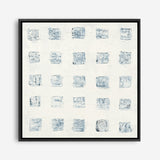 Shop Squares on White (Square) Canvas Print a painted abstract themed framed canvas wall art print from The Print Emporium artwork collection - Buy Australian made fine art painting style stretched canvas prints for the home and your interior decor space, TPE-WA-71758-CA-40X40-NF