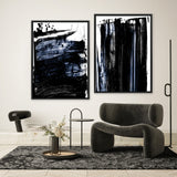 Shop Squeegee I Canvas Print a painted abstract themed framed canvas wall art print from The Print Emporium artwork collection - Buy Australian made fine art painting style stretched canvas prints for the home and your interior decor space, TPE-PC-PG346-CA-35X46-NF