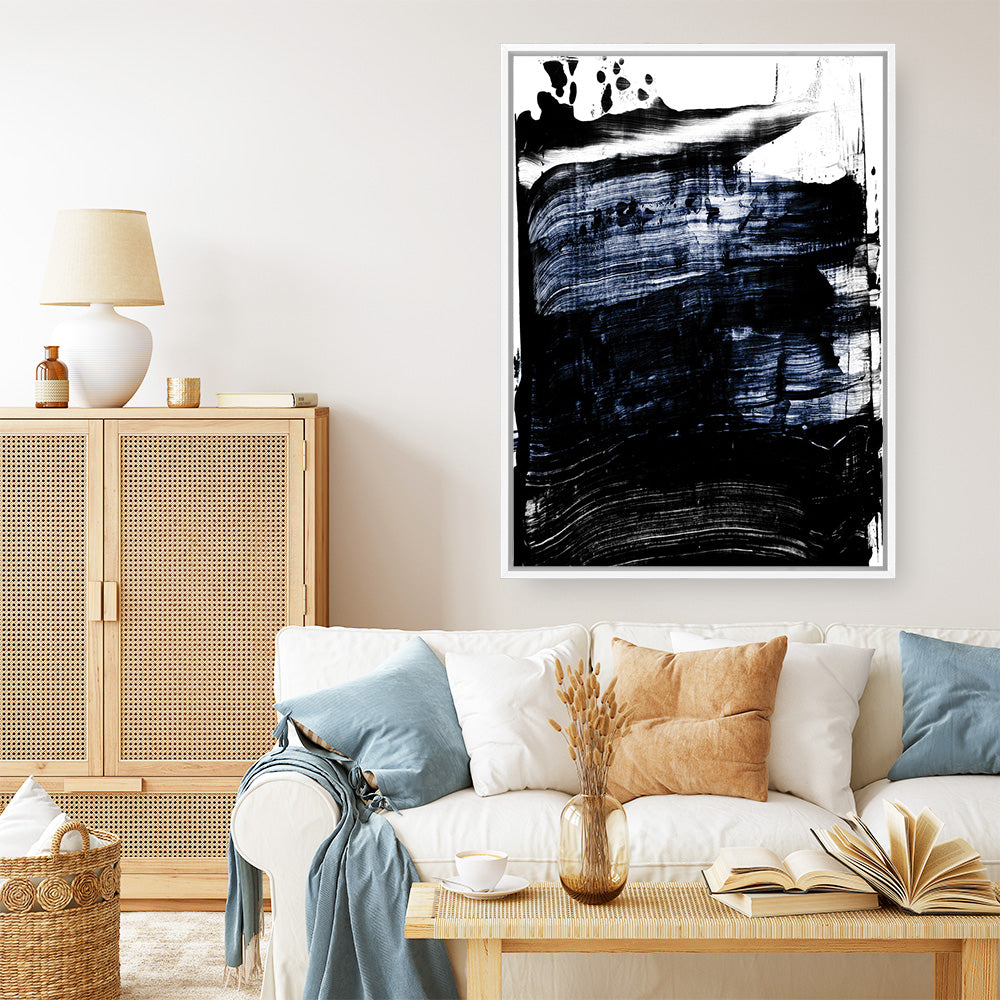 Shop Squeegee II Canvas Print a painted abstract themed framed canvas wall art print from The Print Emporium artwork collection - Buy Australian made fine art painting style stretched canvas prints for the home and your interior decor space, TPE-PC-PG347-CA-35X46-NF