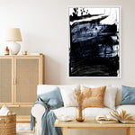 Shop Squeegee II Canvas Print a painted abstract themed framed canvas wall art print from The Print Emporium artwork collection - Buy Australian made fine art painting style stretched canvas prints for the home and your interior decor space, TPE-PC-PG347-CA-35X46-NF