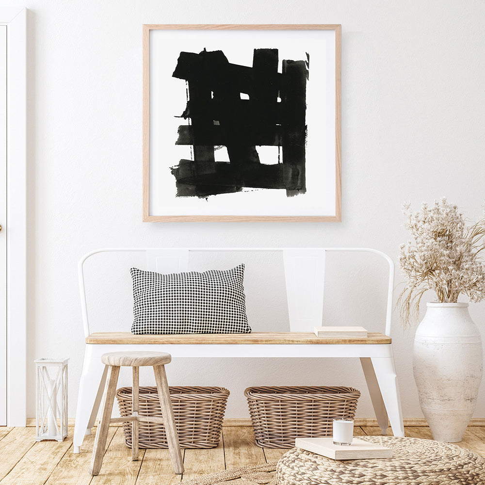 Shop Stacking Together I (Square) Art Print a painted abstract themed wall art print from The Print Emporium wall artwork collection - Buy Australian made fine art painting style poster and framed prints for the home and your interior decor room, TPE-PC-WZ274-AP