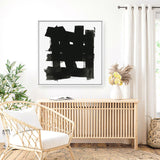 Shop Stacking Together I (Square) Canvas Print a painted abstract themed framed canvas wall art print from The Print Emporium artwork collection - Buy Australian made fine art painting style stretched canvas prints for the home and your interior decor space, TPE-PC-WZ274-CA-40X40-NF