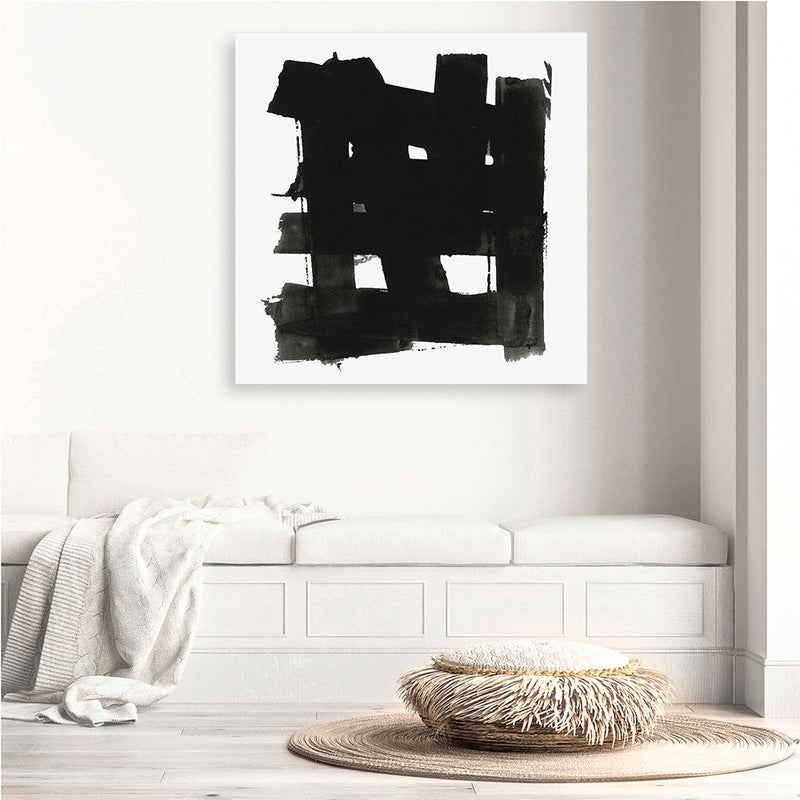 Shop Stacking Together I (Square) Canvas Print a painted abstract themed framed canvas wall art print from The Print Emporium artwork collection - Buy Australian made fine art painting style stretched canvas prints for the home and your interior decor space, TPE-PC-WZ274-CA-40X40-NF