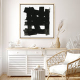 Shop Stacking Together I (Square) Canvas Print a painted abstract themed framed canvas wall art print from The Print Emporium artwork collection - Buy Australian made fine art painting style stretched canvas prints for the home and your interior decor space, TPE-PC-WZ274-CA-40X40-NF