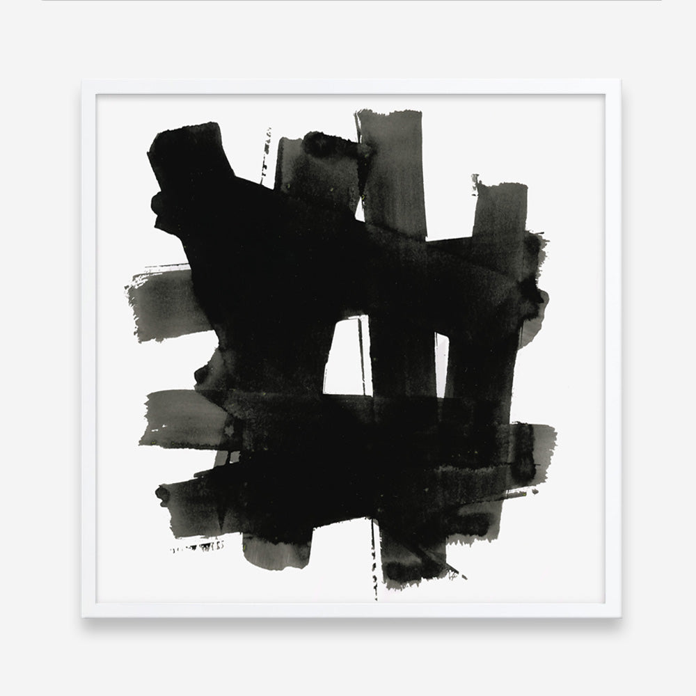 Shop Stacking Together II (Square) Art Print a painted abstract themed wall art print from The Print Emporium wall artwork collection - Buy Australian made fine art painting style poster and framed prints for the home and your interior decor room, TPE-PC-WZ275-AP