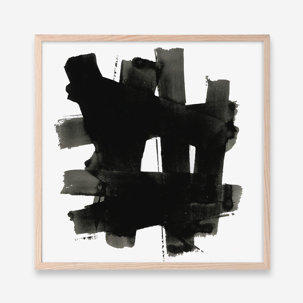 Shop Stacking Together II (Square) Art Print a painted abstract themed wall art print from The Print Emporium wall artwork collection - Buy Australian made fine art painting style poster and framed prints for the home and your interior decor room, TPE-PC-WZ275-AP