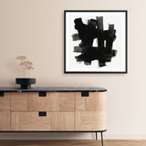 Shop Stacking Together II (Square) Art Print a painted abstract themed wall art print from The Print Emporium wall artwork collection - Buy Australian made fine art painting style poster and framed prints for the home and your interior decor room, TPE-PC-WZ275-AP