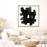 Shop Stacking Together II (Square) Canvas Print a painted abstract themed framed canvas wall art print from The Print Emporium artwork collection - Buy Australian made fine art painting style stretched canvas prints for the home and your interior decor space, TPE-PC-WZ275-CA-40X40-NF