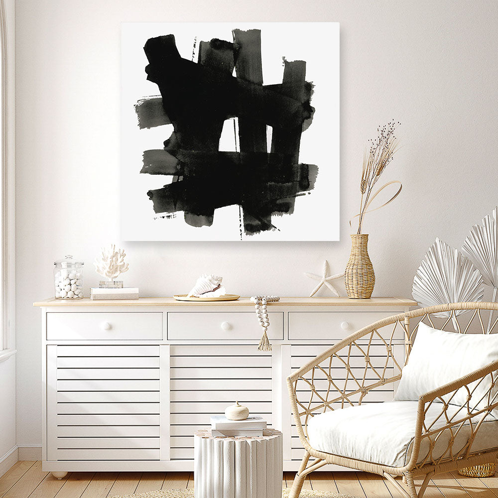 Shop Stacking Together II (Square) Canvas Print a painted abstract themed framed canvas wall art print from The Print Emporium artwork collection - Buy Australian made fine art painting style stretched canvas prints for the home and your interior decor space, TPE-PC-WZ275-CA-40X40-NF