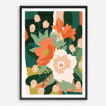 Shop Stained Glass Art Print a floral themed painted wall art print from The Print Emporium wall artwork collection - Buy Australian made fine art painting style poster and framed prints for the home and your interior decor room, TPE-WA-62575-AP