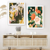 Shop Stained Glass Art Print a floral themed painted wall art print from The Print Emporium wall artwork collection - Buy Australian made fine art painting style poster and framed prints for the home and your interior decor room, TPE-WA-62575-AP