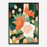 Shop Stained Glass Art Print a floral themed painted wall art print from The Print Emporium wall artwork collection - Buy Australian made fine art painting style poster and framed prints for the home and your interior decor room, TPE-WA-62575-AP
