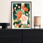 Shop Stained Glass Art Print a floral themed painted wall art print from The Print Emporium wall artwork collection - Buy Australian made fine art painting style poster and framed prints for the home and your interior decor room, TPE-WA-62575-AP