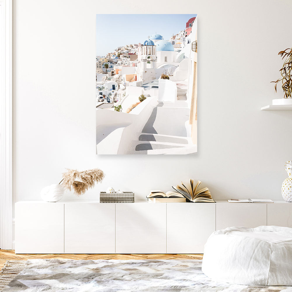 Shop Staircase View Photo Canvas Print a coastal themed photography framed stretched canvas print from The Print Emporium wall artwork collection - Buy Australian made prints for the home and your interior decor space, TPE-1317-CA-35X46-NF
