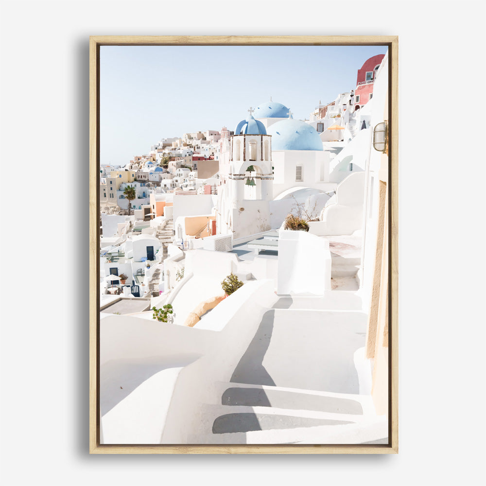 Shop Staircase View Photo Canvas Print a coastal themed photography framed stretched canvas print from The Print Emporium wall artwork collection - Buy Australian made prints for the home and your interior decor space, TPE-1317-CA-35X46-NF