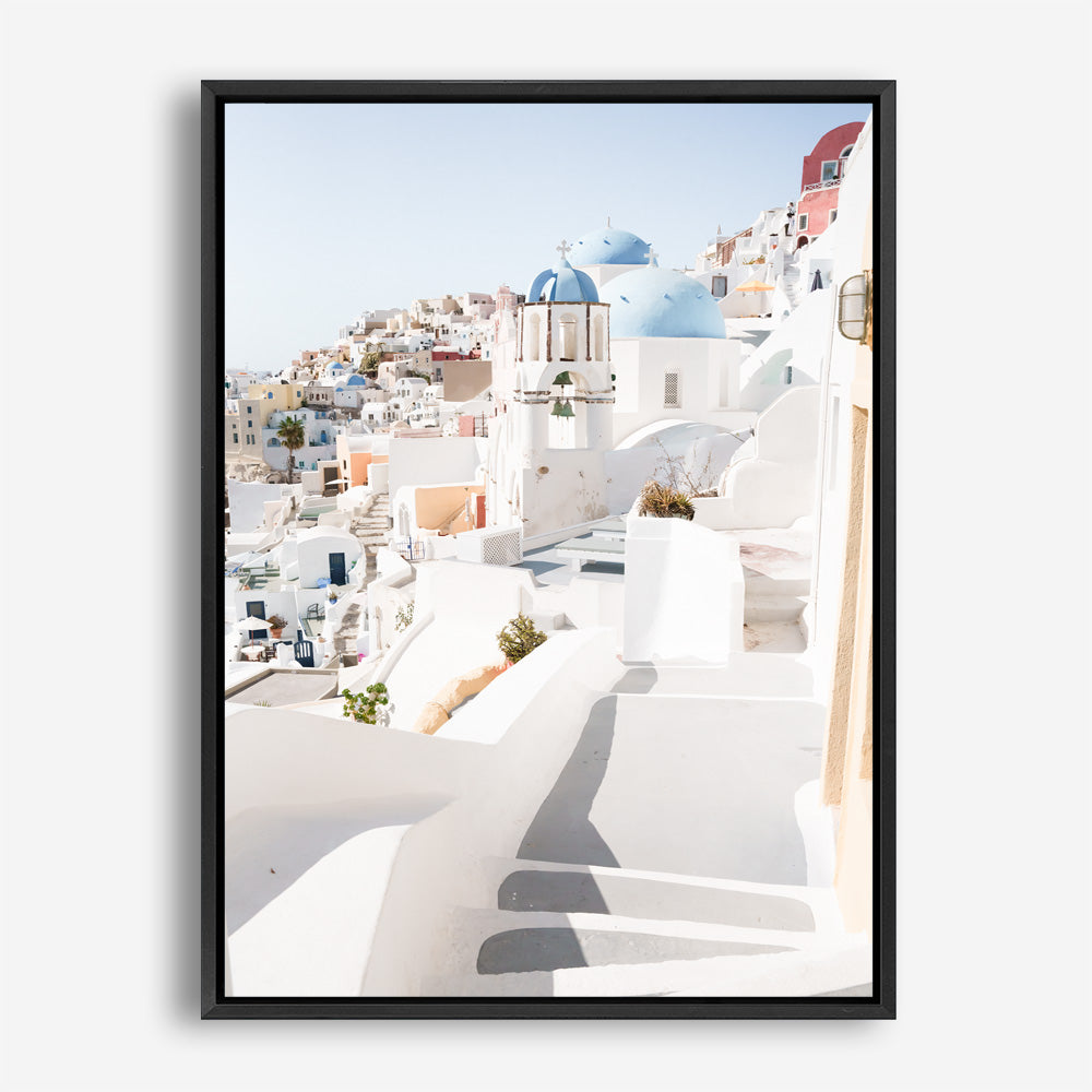 Shop Staircase View Photo Canvas Print a coastal themed photography framed stretched canvas print from The Print Emporium wall artwork collection - Buy Australian made prints for the home and your interior decor space, TPE-1317-CA-35X46-NF