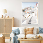 Shop Staircase View Photo Canvas Print a coastal themed photography framed stretched canvas print from The Print Emporium wall artwork collection - Buy Australian made prints for the home and your interior decor space, TPE-1317-CA-35X46-NF