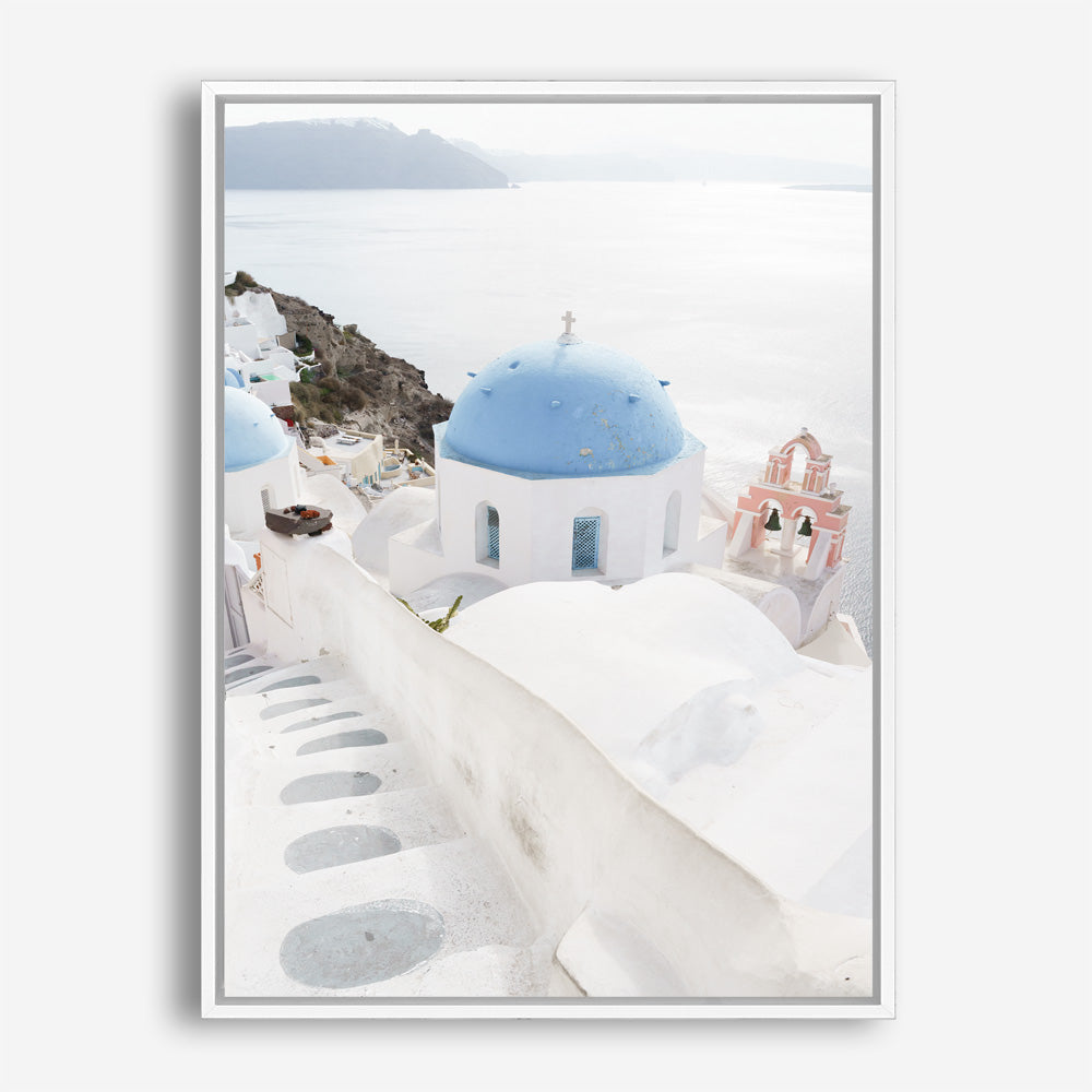 Shop Stairway to Heaven Canvas Print a coastal themed photography framed stretched canvas print from The Print Emporium wall artwork collection - Buy Australian made prints for the home and your interior decor space, TPE-1318-CA-35X46-NF