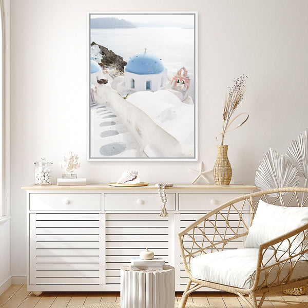 Shop Stairway to Heaven Canvas Print a coastal themed photography framed stretched canvas print from The Print Emporium wall artwork collection - Buy Australian made prints for the home and your interior decor space, TPE-1318-CA-35X46-NF