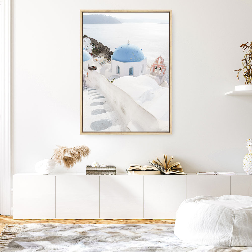 Shop Stairway to Heaven Canvas Print a coastal themed photography framed stretched canvas print from The Print Emporium wall artwork collection - Buy Australian made prints for the home and your interior decor space, TPE-1318-CA-35X46-NF