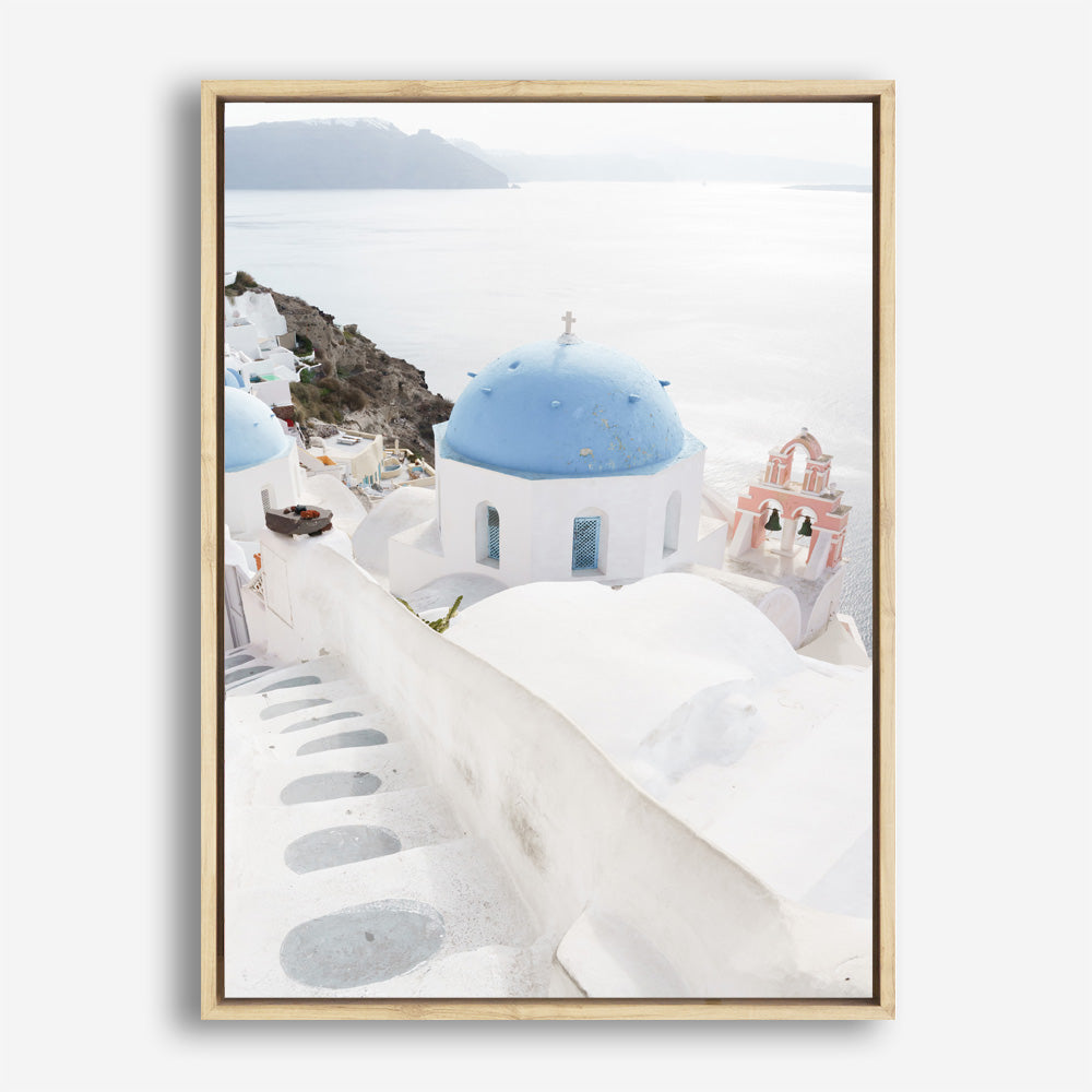 Shop Stairway to Heaven Canvas Print a coastal themed photography framed stretched canvas print from The Print Emporium wall artwork collection - Buy Australian made prints for the home and your interior decor space, TPE-1318-CA-35X46-NF