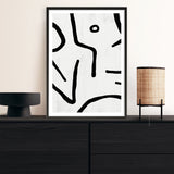 Shop Stark Art Print a painted abstract themed wall art print from The Print Emporium wall artwork collection - Buy Australian made fine art painting style poster and framed prints for the home and your interior decor room, TPE-DH-099-AP