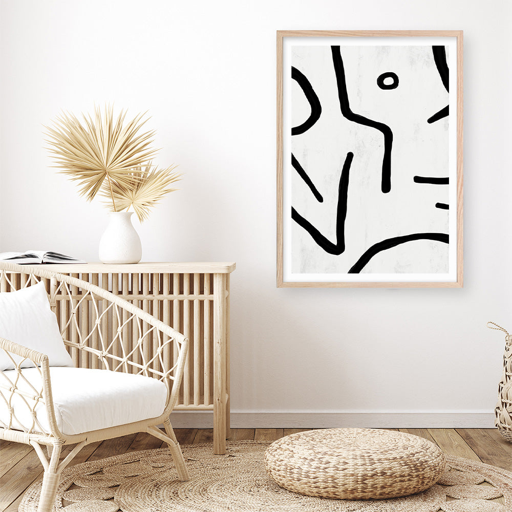 Shop Stark Art Print a painted abstract themed wall art print from The Print Emporium wall artwork collection - Buy Australian made fine art painting style poster and framed prints for the home and your interior decor room, TPE-DH-099-AP