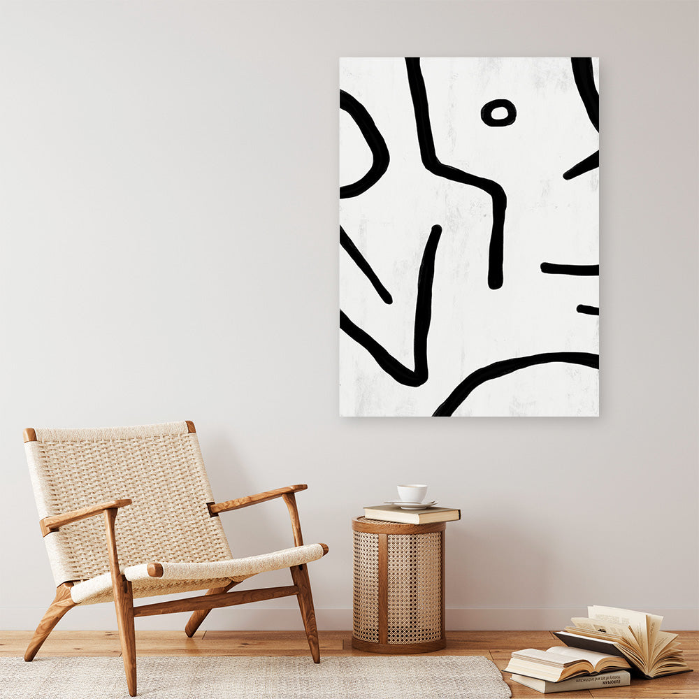 Shop Stark Canvas Print a painted abstract themed framed canvas wall art print from The Print Emporium artwork collection - Buy Australian made fine art painting style stretched canvas prints for the home and your interior decor space, TPE-DH-099-CA-35X46-NF