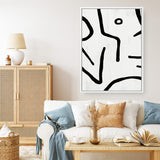 Shop Stark Canvas Print a painted abstract themed framed canvas wall art print from The Print Emporium artwork collection - Buy Australian made fine art painting style stretched canvas prints for the home and your interior decor space, TPE-DH-099-CA-35X46-NF