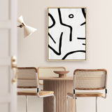 Shop Stark Canvas Print a painted abstract themed framed canvas wall art print from The Print Emporium artwork collection - Buy Australian made fine art painting style stretched canvas prints for the home and your interior decor space, TPE-DH-099-CA-35X46-NF