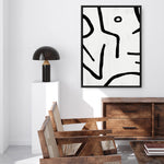 Shop Stark Canvas Print a painted abstract themed framed canvas wall art print from The Print Emporium artwork collection - Buy Australian made fine art painting style stretched canvas prints for the home and your interior decor space, TPE-DH-099-CA-35X46-NF