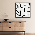 Shop Stark (Square) Art Print a painted abstract themed wall art print from The Print Emporium wall artwork collection - Buy Australian made fine art painting style poster and framed prints for the home and your interior decor room, TPE-DH-322-AP