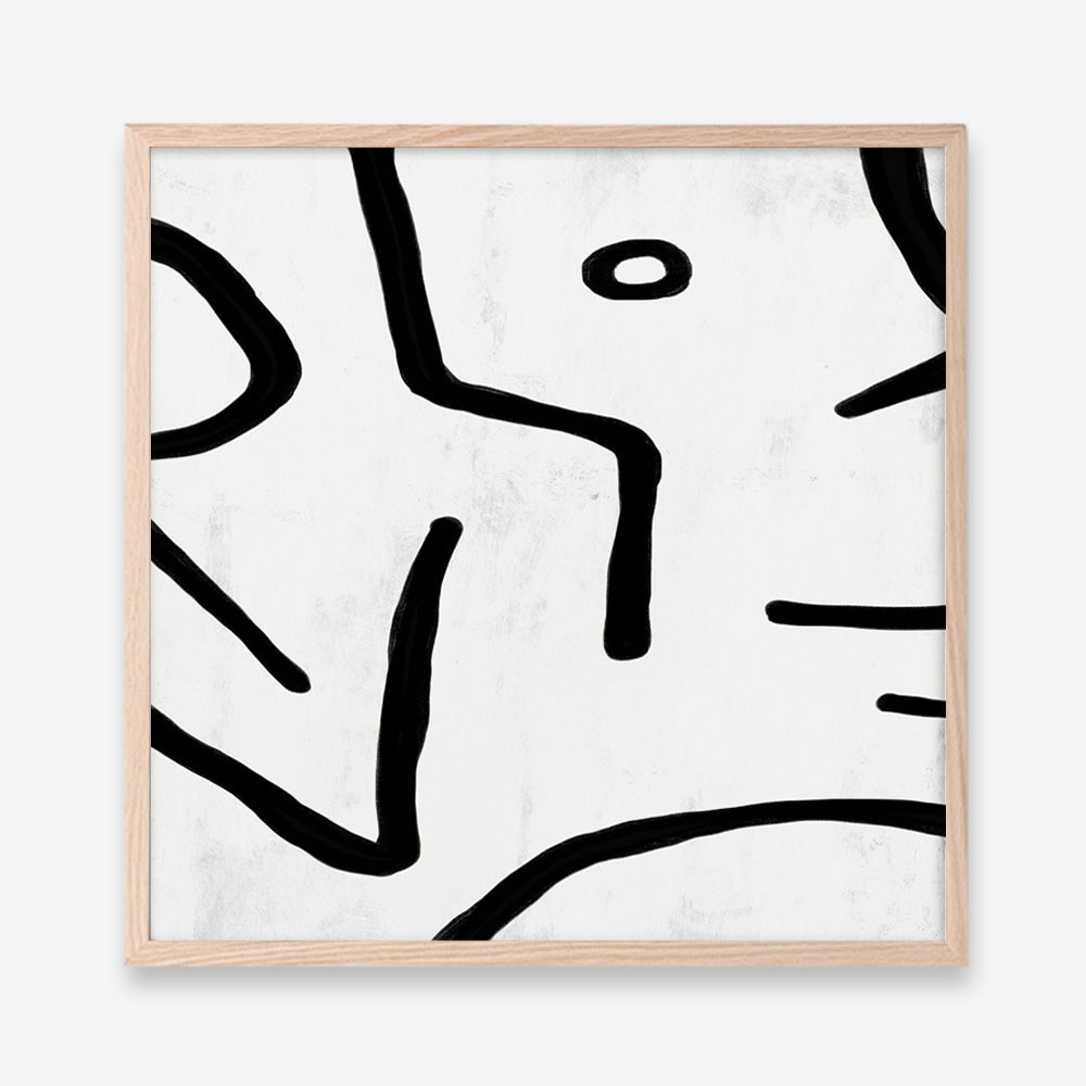 Shop Stark (Square) Art Print a painted abstract themed wall art print from The Print Emporium wall artwork collection - Buy Australian made fine art painting style poster and framed prints for the home and your interior decor room, TPE-DH-322-AP