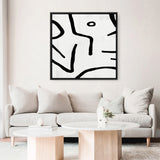 Shop Stark (Square) Canvas Print a painted abstract themed framed canvas wall art print from The Print Emporium artwork collection - Buy Australian made fine art painting style stretched canvas prints for the home and your interior decor space, TPE-DH-322-CA-40X40-NF